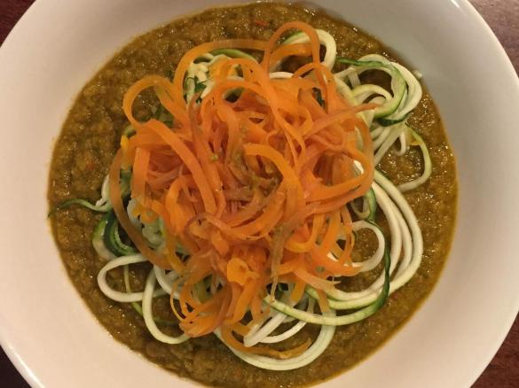 Rainbow Vegetable Sauce with Voodles