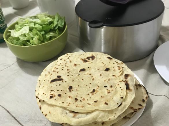 Coconut Oil Flour Tortillas