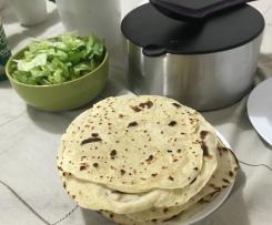 Coconut Oil Flour Tortillas
