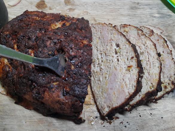 Pork apple & fennel meatloaf