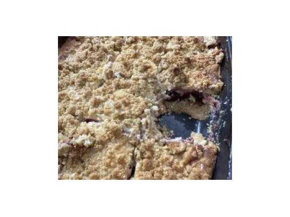 Blueberry Lemon Crisp Bars