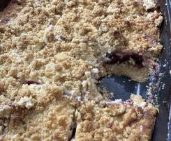 Blueberry Lemon Crisp Bars