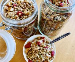 Grain free/Keto Raspberry Granola