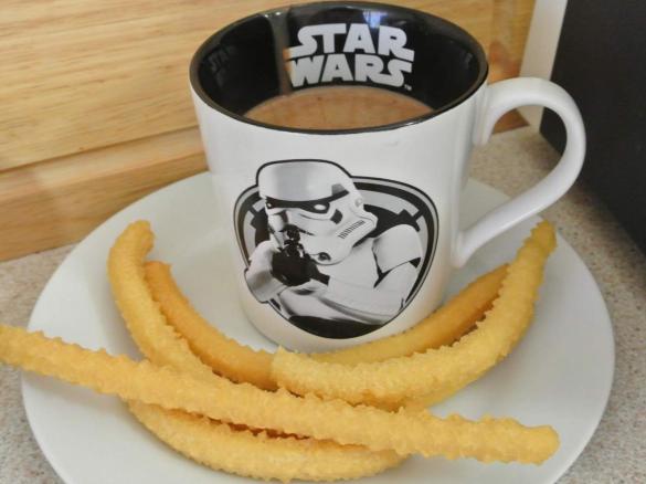 Churros and Thick Hot Chocolate