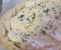 Cob Loaf with Salmon Tempters Dip