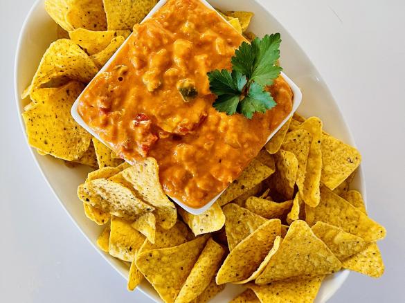 Cheat's Chilli Con Queso (Mexican Cheese Dip)