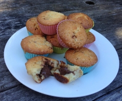 Muffin Nutella Heart