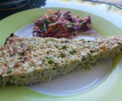 Tuna, Zucchini and Pea Slice