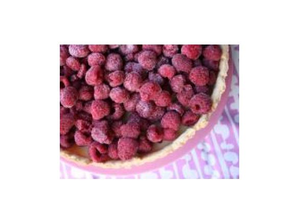 White Chocolate and Raspberry Tart