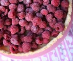 White Chocolate and Raspberry Tart