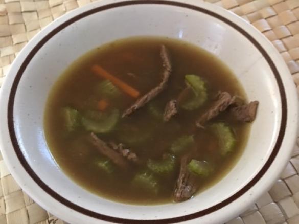 Variation What was in the fridge beef broth