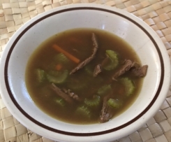 Variation What was in the fridge beef broth