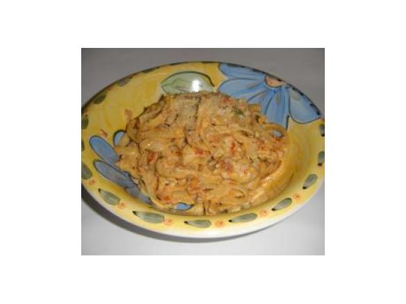 Sundried Tomato,Chicken and Linguini in a Cream Sauce