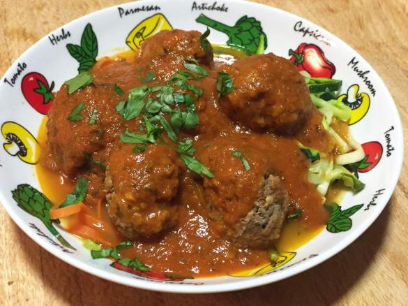 Paleo Spaghetti Meatballs