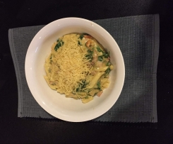 Eggless Penne Carbonara