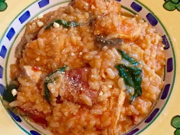 Chicken, Chorizo & Mushroom Risotto