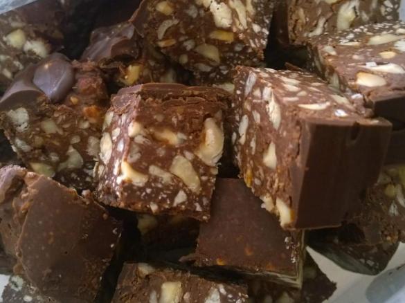 Homemade "Rocher" Slice