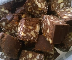 Homemade "Rocher" Slice