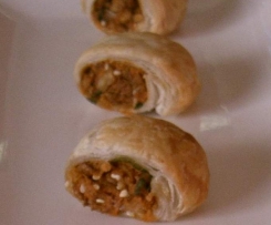 Vegetarian Lentil Sausage Rolls