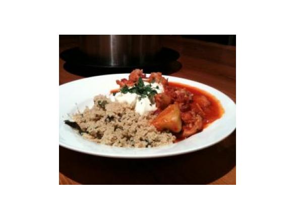 Spanish Chicken and  Chorizo and  Minted Couscous (VAROMA)