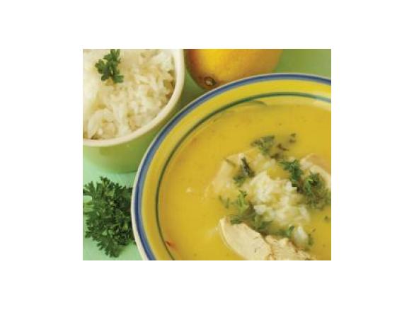 Avgolemono - Greek Chicken Soup with Egg and Lemon