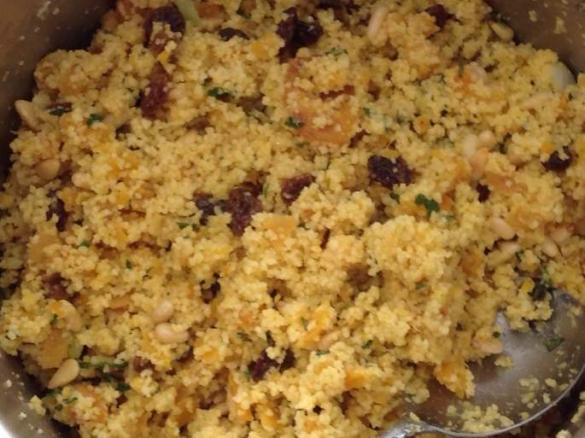 Couscous Salad with Apricots and Mint