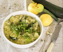 Lemon, Leek & Zucchini Risotto