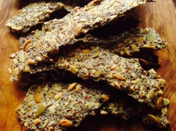 Seedy Gluten-Free Crackers