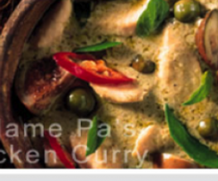 Madame Pa's Thai Green Chicken Curry