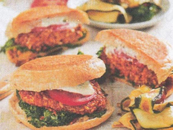 Brown Rice & Lentil Burgers