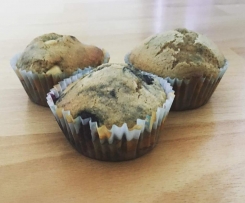 Healthy-ish Blueberry Muffins