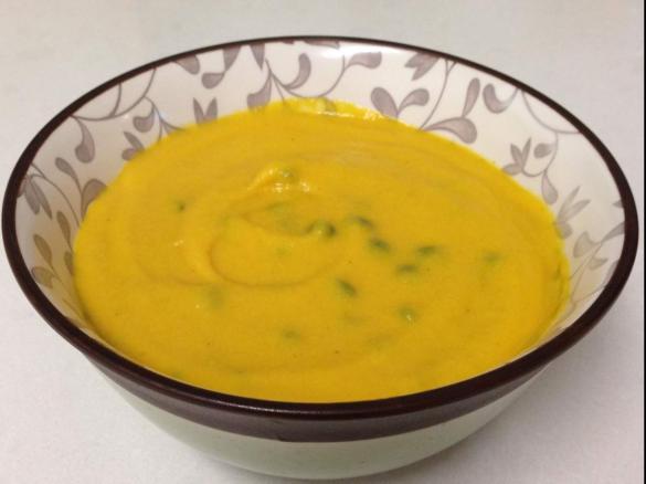 Coconut, Sweet Potato and Cauliflower Soup