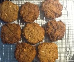 ANZAC cookies with almonds and chia