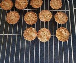 Keto Garlic Cheese Crackers