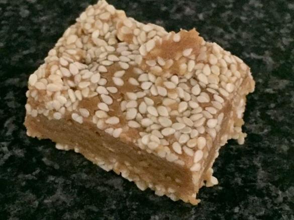 Peanut Butter Sesame Seed Bars