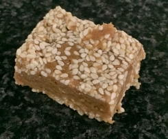 Peanut Butter Sesame Seed Bars