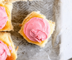 Pink Iced Buns - Cloudy Kitchen