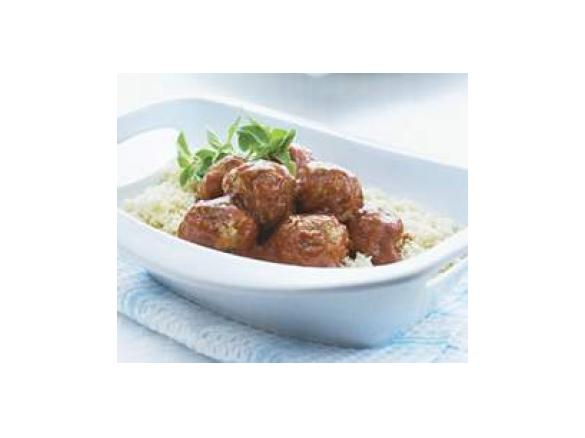 mediterranean meatballs with cous cous
