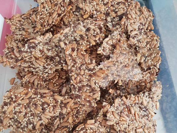 Crispy Seed Crackers