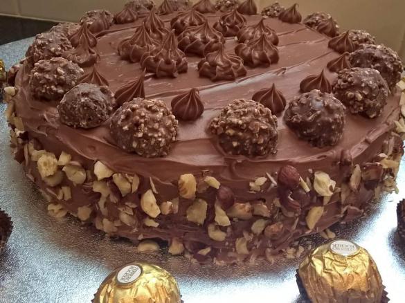 Ferrero Rocher Cake