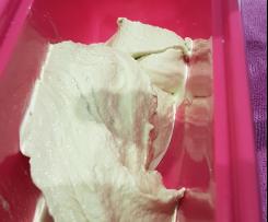 Fresh mint ice cream