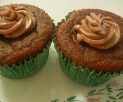 Gluten Free Choc Pear Cupcakes