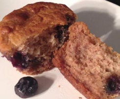Blueberry Banana Vegan Muffins
