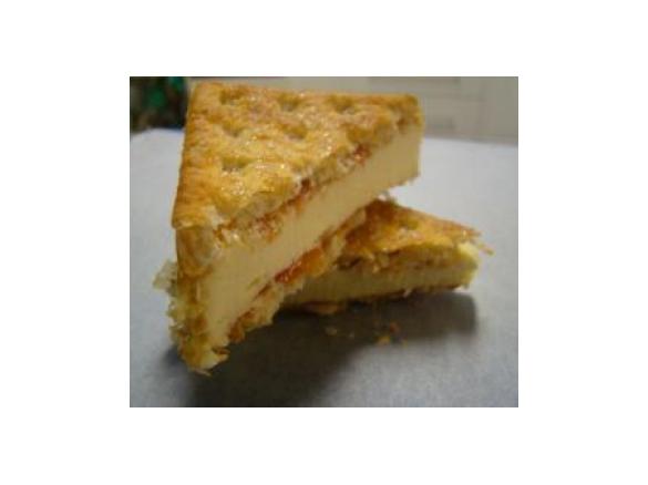 Raspberry Waffle Slice