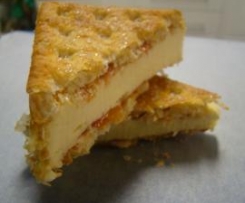 Raspberry Waffle Slice