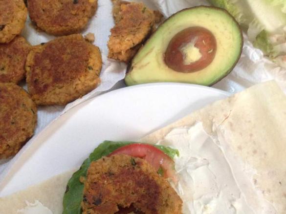 Lemon Twisted Pumpkin and Chickpea Patties