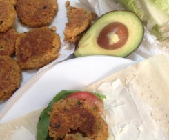 Lemon Twisted Pumpkin and Chickpea Patties