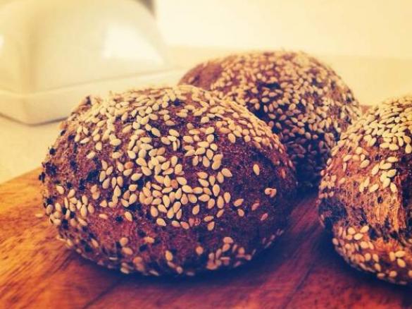 Super Soft Paleo Grain-free Seed Bread Rolls