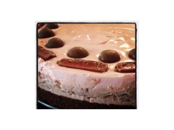 Turkish Delight Layered Cheesecake (non bake)