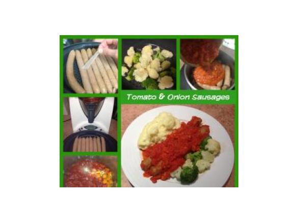 Tomato and Onion Sausages